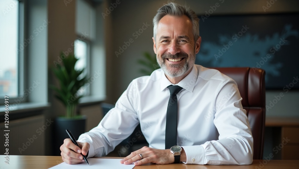 businessman in the office wearing white suit working businessman in the office wearing white suit working
