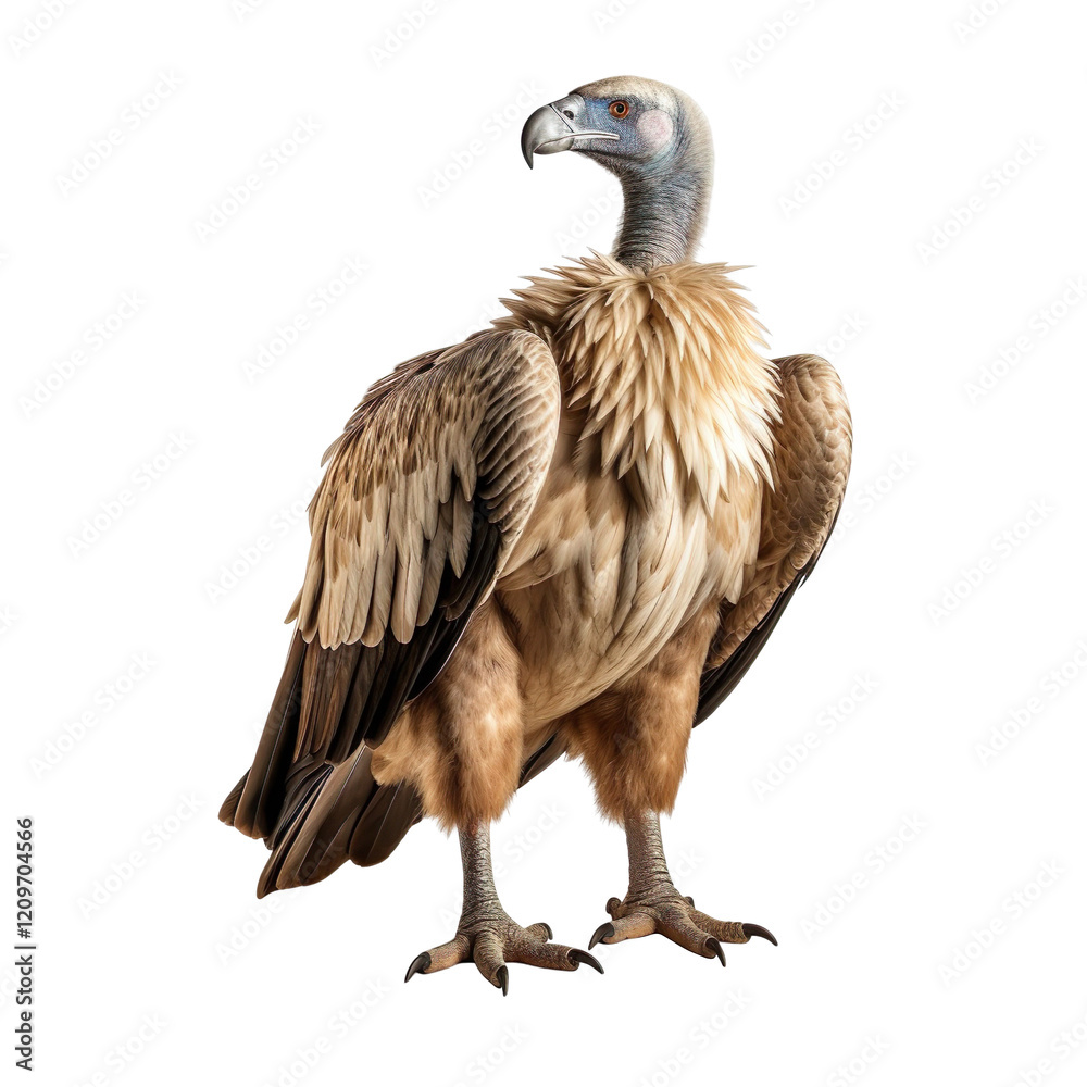 Vulture bird isolated on transparent background Vulture bird isolated on transparent background
