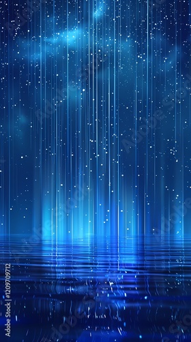 Digital Technology Aurora Starlight poster background