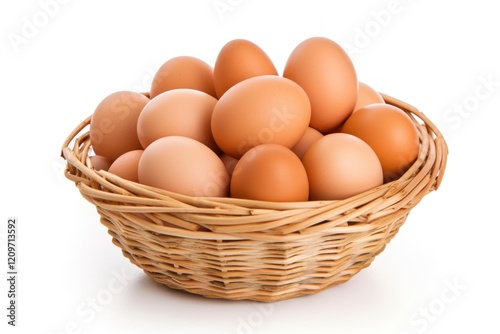 Wallpaper Mural Basket of chicken eggs food Torontodigital.ca