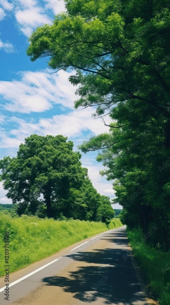 Summer wallpaper road landscape outdoors Summer wallpaper road landscape outdoors