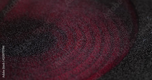 Electric or induction stove being turned on. Glowing red-hot plate, close up, macro shot, real time, no people
