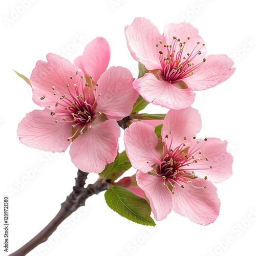 Cherry blossom, sakura flowers, isolated from background. suitable for use in design, architecture, decoration, as well as for use with natural materials both in print and on the Internet