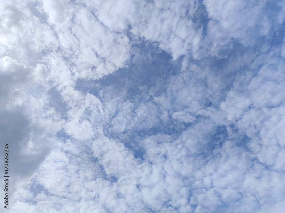Cloudy sky during the day with beautiful texture. Bright clouds in the sky during the day. Cloudy sky during the day with beautiful texture. Bright clouds in the sky during the day.