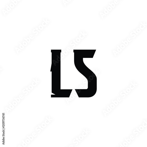 Free Download LS monogram logo design letter text name symbol monochrome logotype alphabet character simple logo - GFXLoad