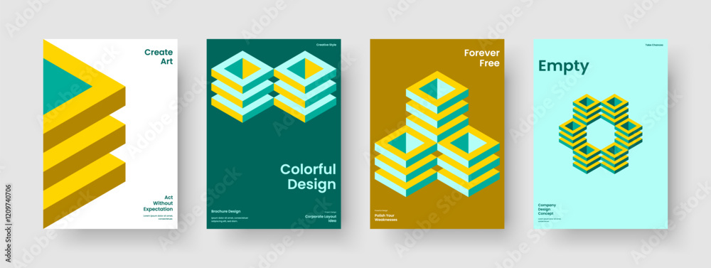 Fototapeta premium Creative Banner Layout. Abstract Flyer Template. Geometric Poster Design. Brochure. Book Cover. Business Presentation. Report. Background. Portfolio. Handbill. Newsletter. Advertising. Magazine
