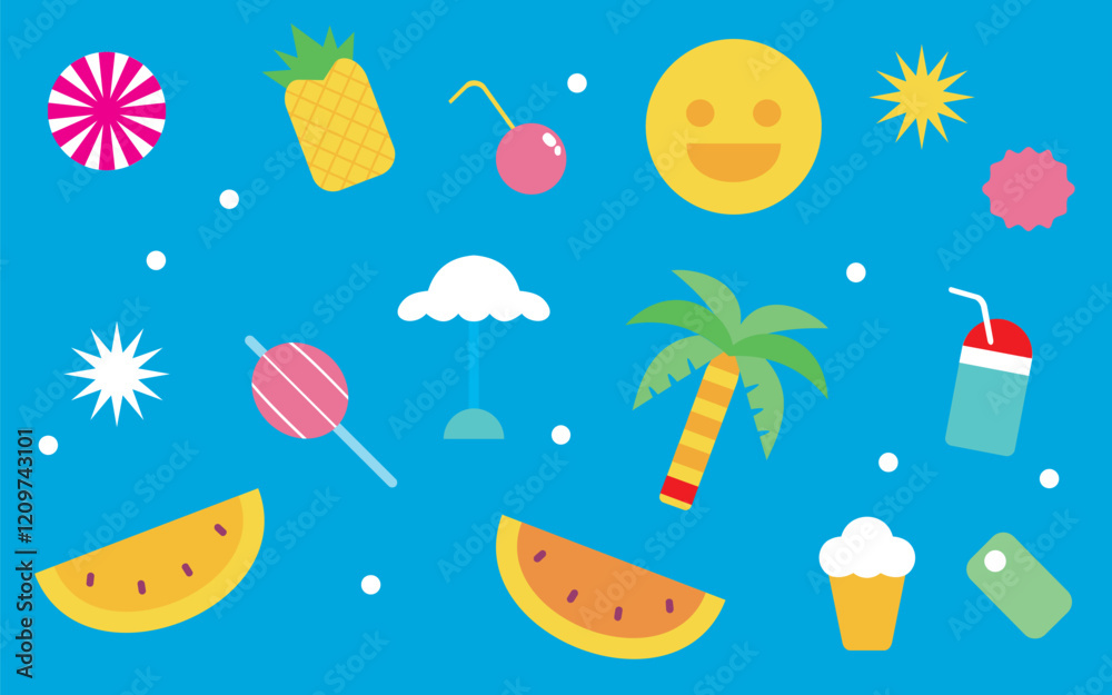seamless pattern with accessories. seamless background with cream. Adobe Illustrator Artwork seamless pattern with accessories. seamless background with cream. Adobe Illustrator Artwork