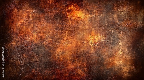 Grungy dark brown background with textured patterns for creative design projects photo