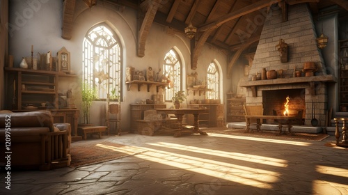 A photo of a Monastery Home in Soft Spiritual