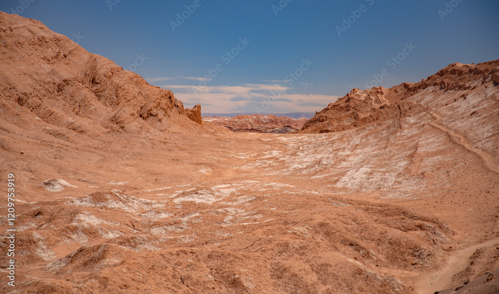 Moon Valley in the Atacama Desert Moon Valley in the Atacama Desert
