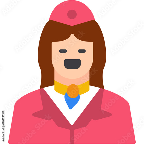 Flight Attendant Icon