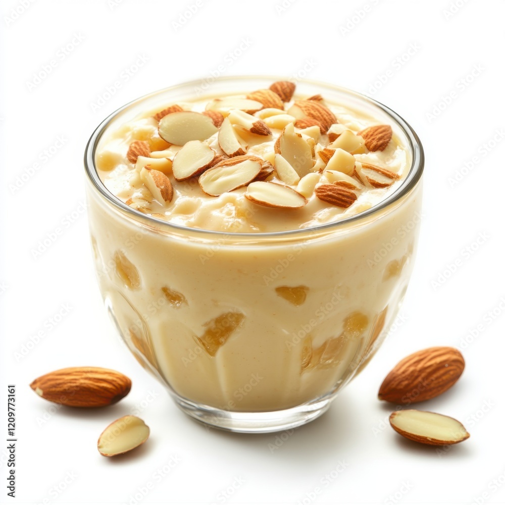 Sweet Almond Mhalabiya Milk Pudding Sweet Almond Mhalabiya Milk Pudding