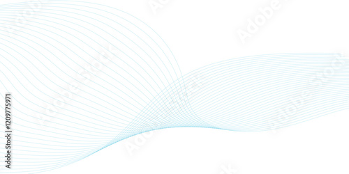 Abstract grey, white smooth element swoosh speed wave modern stream transparent background. Abstract wave line for banner, template, wallpaper background with wave design. Vector illustration