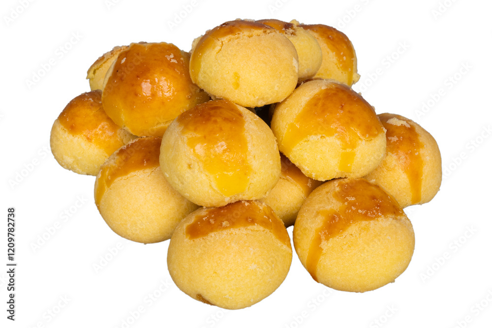 A stack of nastar cookies isolated transparent A stack of nastar cookies isolated transparent
