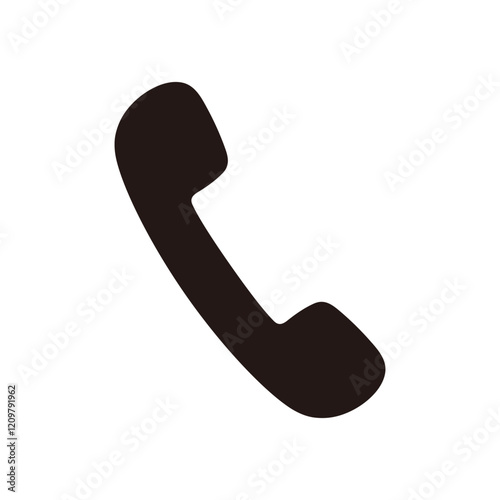 Single phone icon. Vector illustration.