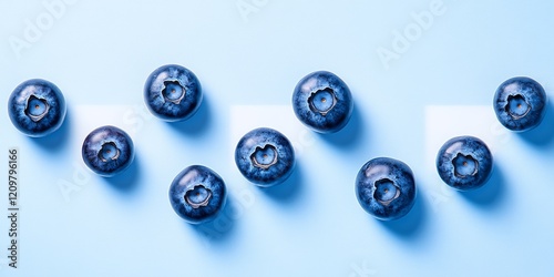 Blueberry Cascade: A vibran...