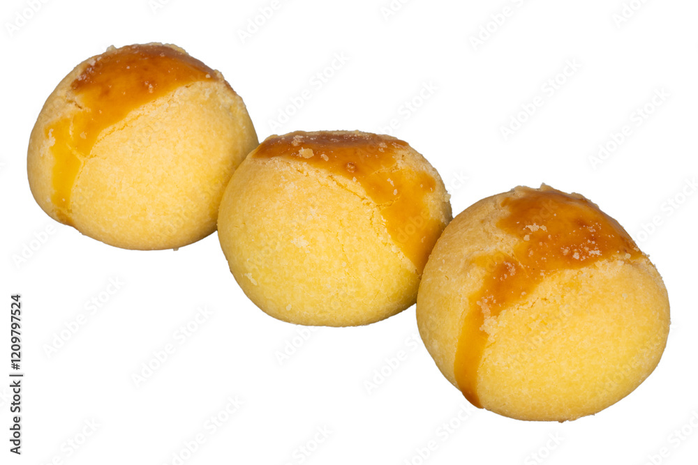 Nastar cookies neatly arranged isolated transparent Nastar cookies neatly arranged isolated transparent