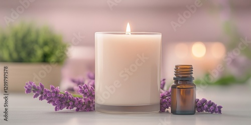 Lavender Candle & Oil: A so...