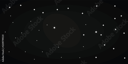 shooting star png. shooting star with stary night background clipart.