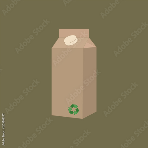 Paper Eco-friendly Milk carton