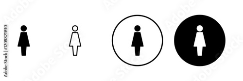 Female icon vector. woman sign and symbol