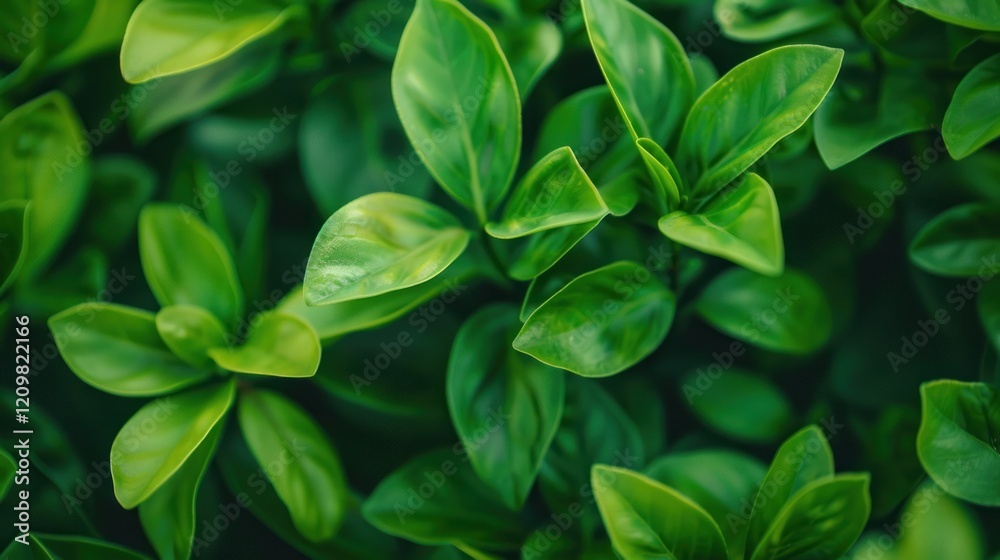 Lush green leaves, close-up, garden background, nature texture Lush green leaves, close-up, garden background, nature texture