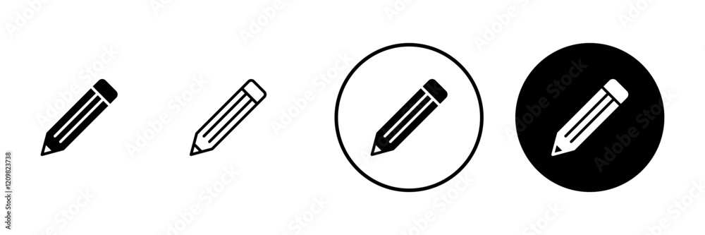 Pencil icon vector. pen sign and symbol. edit icon vector Pencil icon vector. pen sign and symbol. edit icon vector