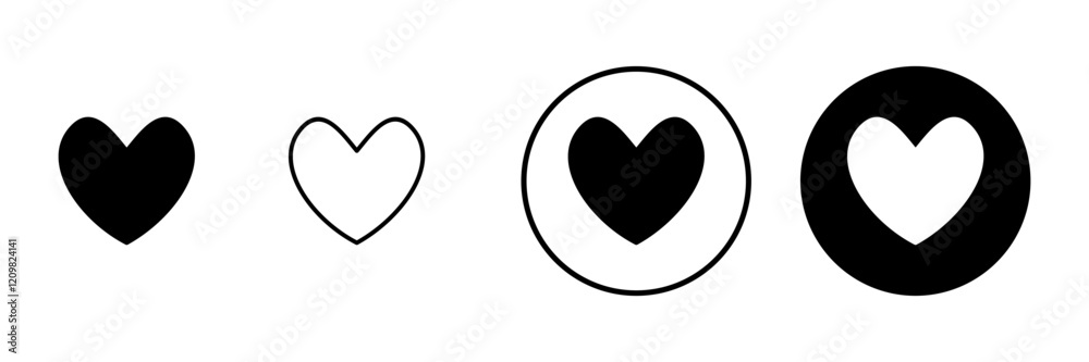 Love icon vector. Heart sign and symbol. Like icon vector. Love icon vector. Heart sign and symbol. Like icon vector.