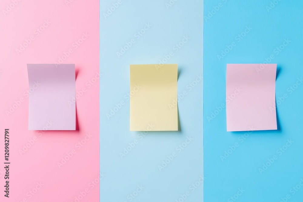 blank note paper with adhesive tape isolated, Generative AI blank note paper with adhesive tape isolated, Generative AI