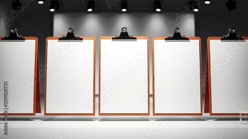 Empty Clipboard Mockup - Blank Clipboard PNG - Graphic Design Template