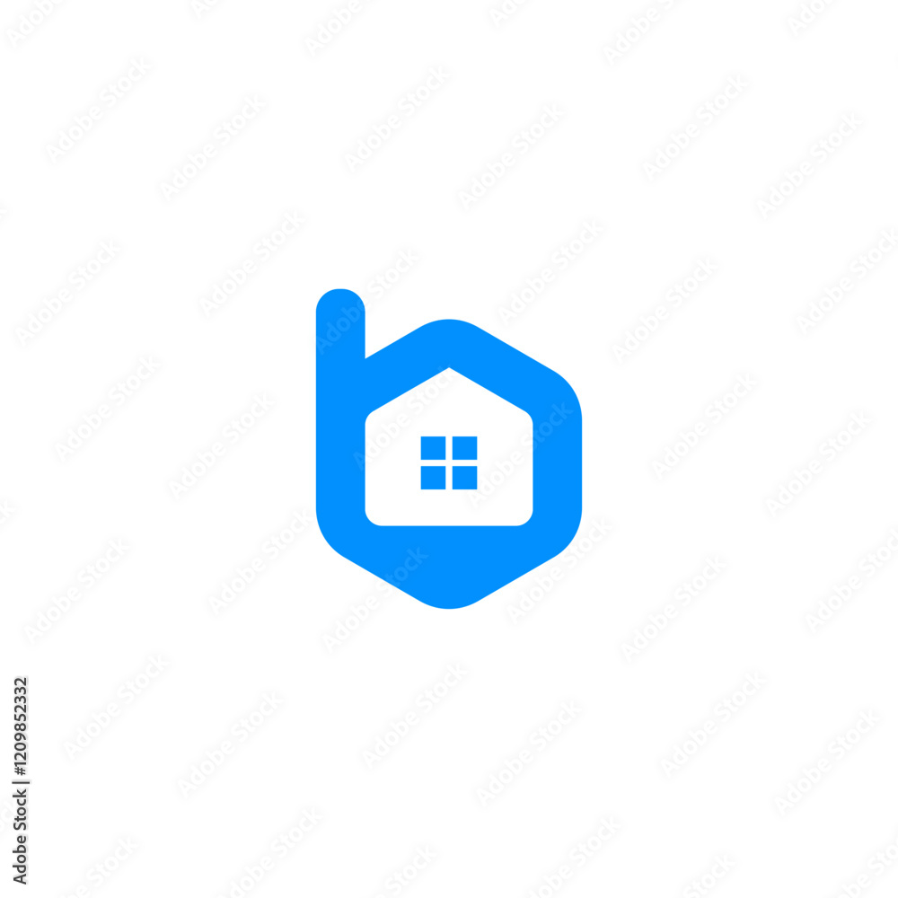 House logo innovation letter B design. simple house inspiration elegant vector template, real estate logo design House logo innovation letter B design. simple house inspiration elegant vector template, real estate logo design