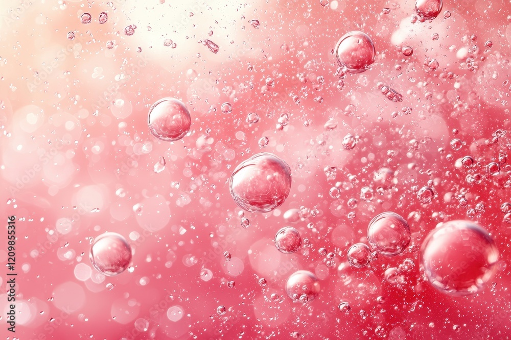Abstract pink background with bubbles. Ideal for beauty, cosmetics, or spa themes. Abstract pink background with bubbles. Ideal for beauty, cosmetics, or spa themes.