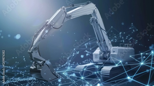 Excavator digital network construction site future