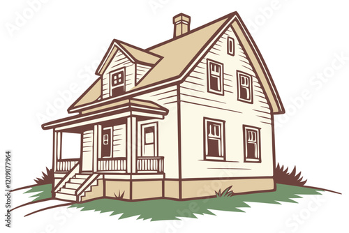 house vector, transparent background