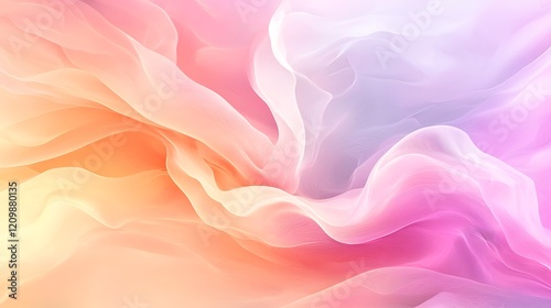 Smooth viewpoint of soft flowing textures an abstract artistic background in pastel colors