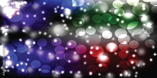 Colorful bokech, circles, abstract background   bokeh effects in various colors                             