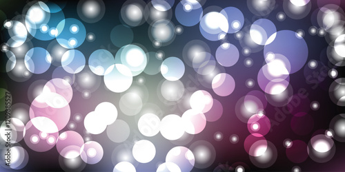 Colorful bokech, circles, abstract background   bokeh effects in various colors                             