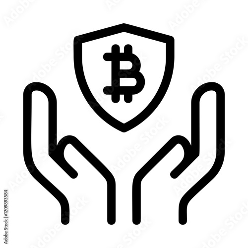 open hand shield bitcoin
