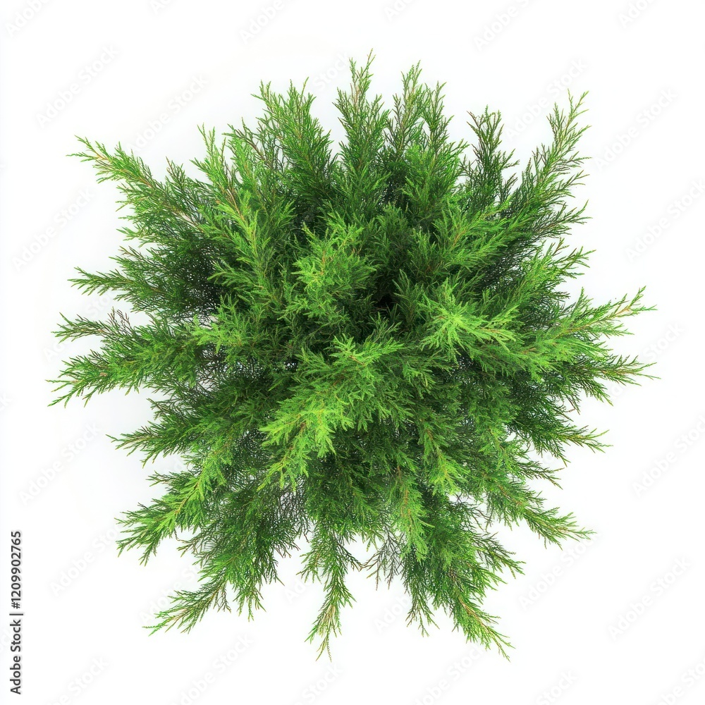 Fototapeta premium Real cypress tree foliage plant green