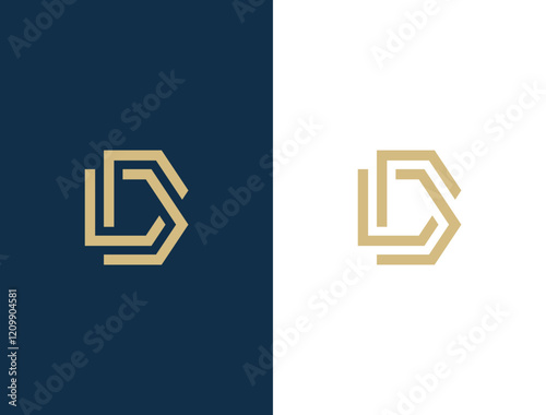 Letter D Logo Design. Vector Logotype Concept.