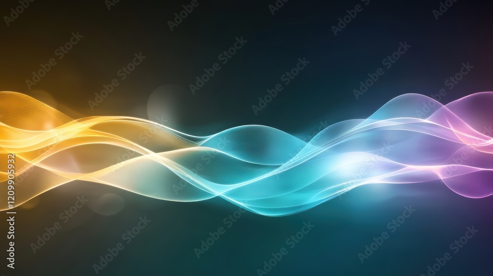 Abstract background with colorful waves, a dynamic and captivating visual experience Abstract background with colorful waves, a dynamic and captivating visual experience