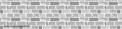 gray stone brick wall seamless pattern background
