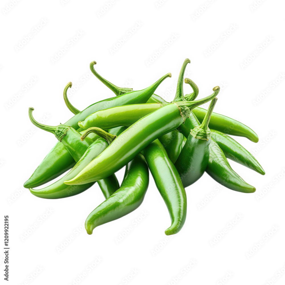 a pile of vibrant green chili peppers arranged neatly. showcasing their elongated shape and glossy texture the peppers are fresh and ready for culinary use. ideal for adding spice and flavor to variou a pile of vibrant green chili peppers arranged neatly. showcasing their elongated shape and glossy texture the peppers are fresh and ready for culinary use. ideal for adding spice and flavor to variou