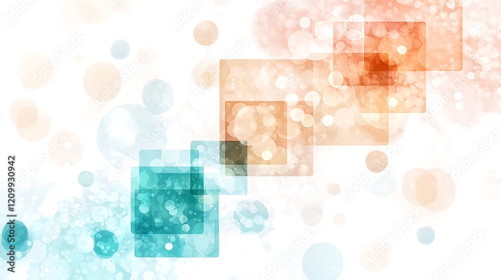 Abstract background with pastel color shapes creating depth digital art modern design Abstract background with pastel color shapes creating depth digital art modern design