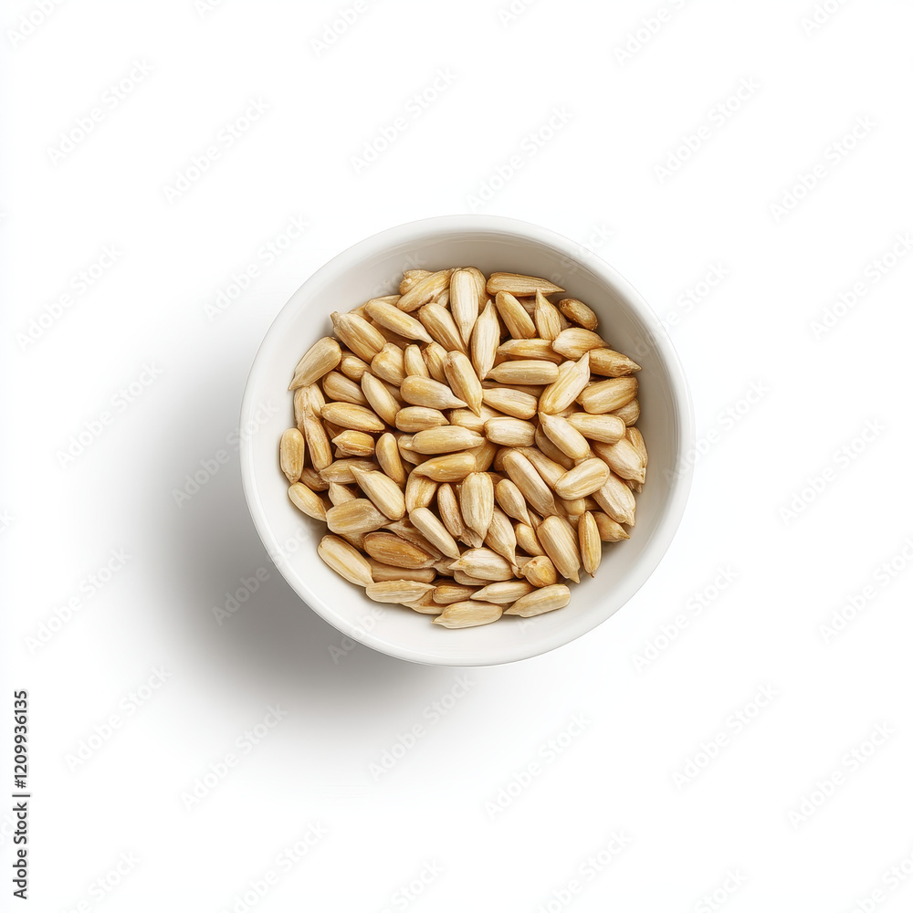 minimalistic bowl filled with roasted sunflower seeds, showcasing their natural texture and color. This captures essence of healthy snacking and simplicity minimalistic bowl filled with roasted sunflower seeds, showcasing their natural texture and color. This captures essence of healthy snacking and simplicity