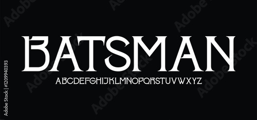 Modern alphabet font. Technology or science creative typography font. vector illustration
