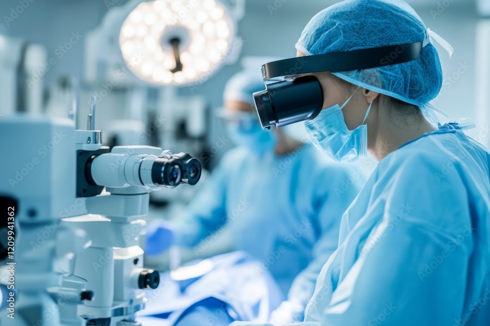 Surgeons Using Advanced Technology in Operating Room Surgeons Using Advanced Technology in Operating Room