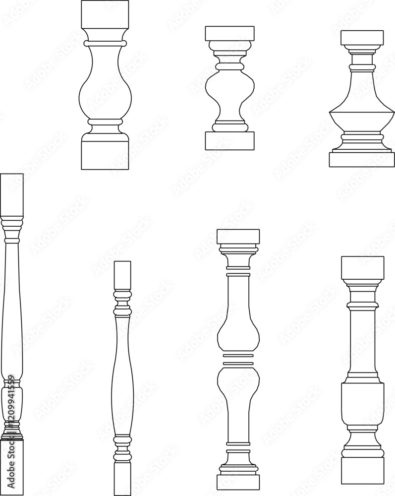 vector sketch illustration silhouette design old fence column classic vintage ethnic traditional modern.eps vector sketch illustration silhouette design old fence column classic vintage ethnic traditional modern.eps