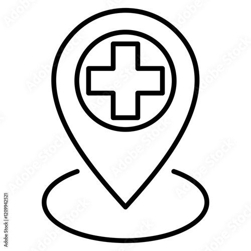 hospital location Icon