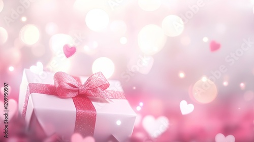 Romantic Valentine's day gift background